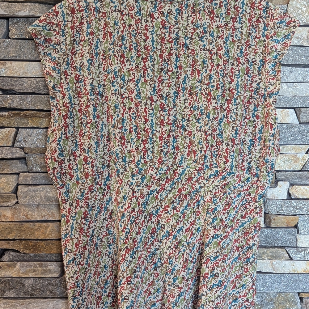 Multicolor Patterned Women's Top - Picture 3 of 5